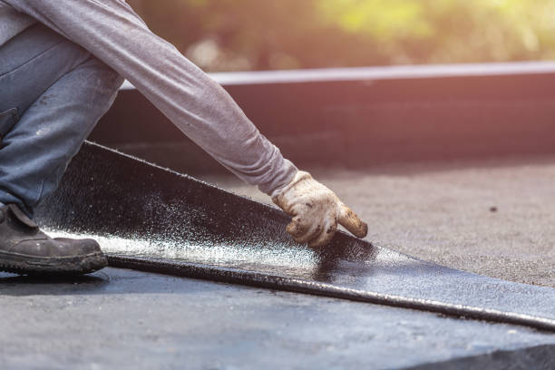 Professional Vapor Barrier Installation technician working in Baldwinsville, NY
